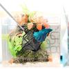 2 Pieces Fish Tank Net Aquarium Mesh Fish Net Long Handle Fish Net with Extendable 12.5-27.5 Inch Stainless Steel Catch Nets for Fish Tank Aquarium