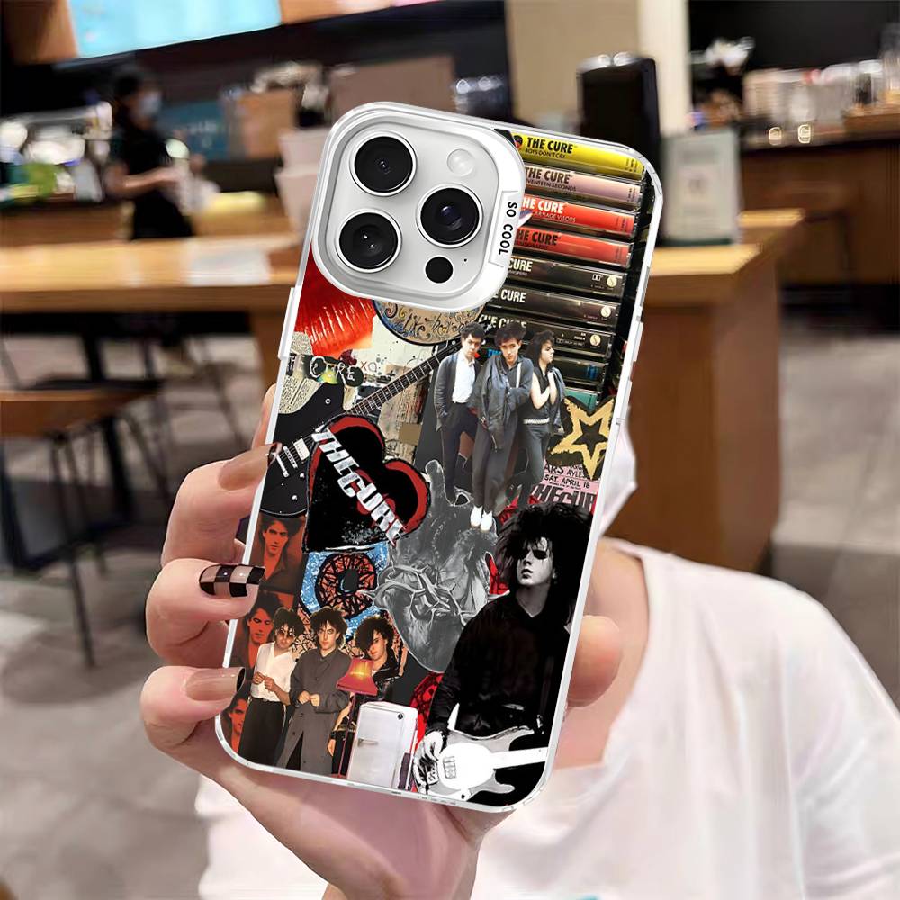 Rock Band THE C-CURE Music Phone Case For IPhone 17 16 Plus Pro Max 15 14 13 12 11 Matte Colorful Covers