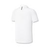 FILA Golf Series Solid Color Simple Versatile Knitted Short Sleeve Polo Shirt Men tops Jade-White A11M525103F-WT