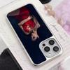 Fashion Eiza Gonzalez Silver Plating Mobile Phone Case for iPhone 17 16 15 14 13 12 11 Air Pro Max Plus Colorful Cover