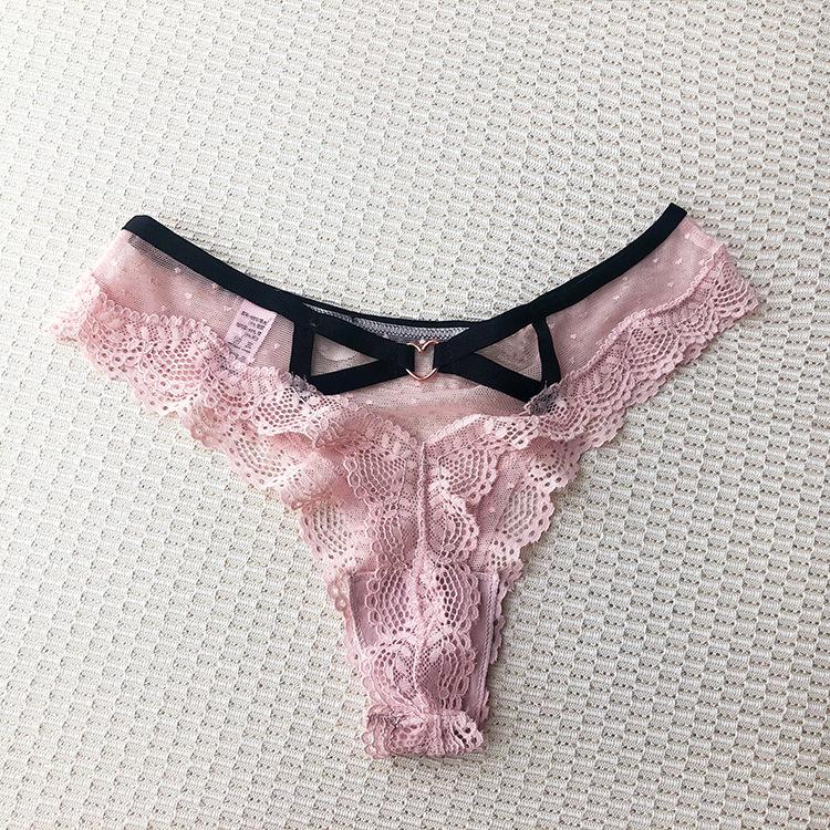 Vrouwen Sexy Holle Slipjes Kant Laag Uitgesneden Verleiding G-String Ademend Ondergoed Comfort String Borduurwerk Slipjes Intiem