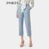 PORTS Women's LT8P086RWA007 Chic Slim-Fit Suit Pants