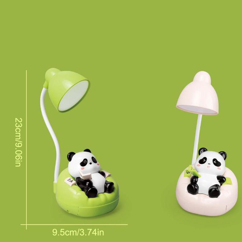 Cartoon Rechargeable Desk Lamp, Study Led Panda Desk Lamp, Creative Dormitory Student Desk Lamp, Night Light