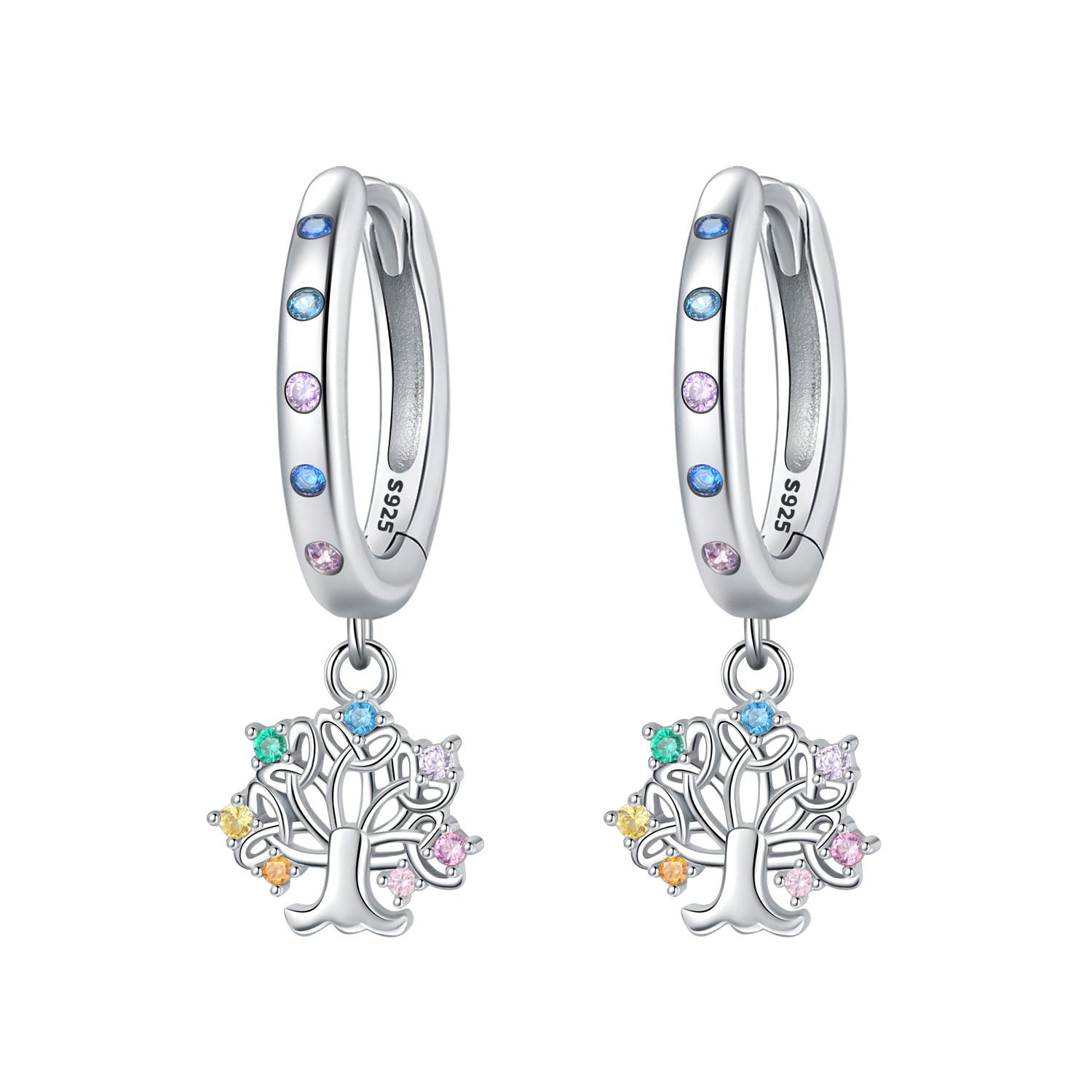 2026 NEW Original S925 Sterling Silver Needle with Zircon Blue Snowflake Earrings for Women s Party Fashion High Quality Jewelry