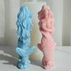 Mermaids Scented Candle Silicone Mold Table Ornament Mould DIY Plasters Mold