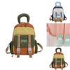 Cute Color-block Backpack For Boys And Girls Breathable Nylon School Bag