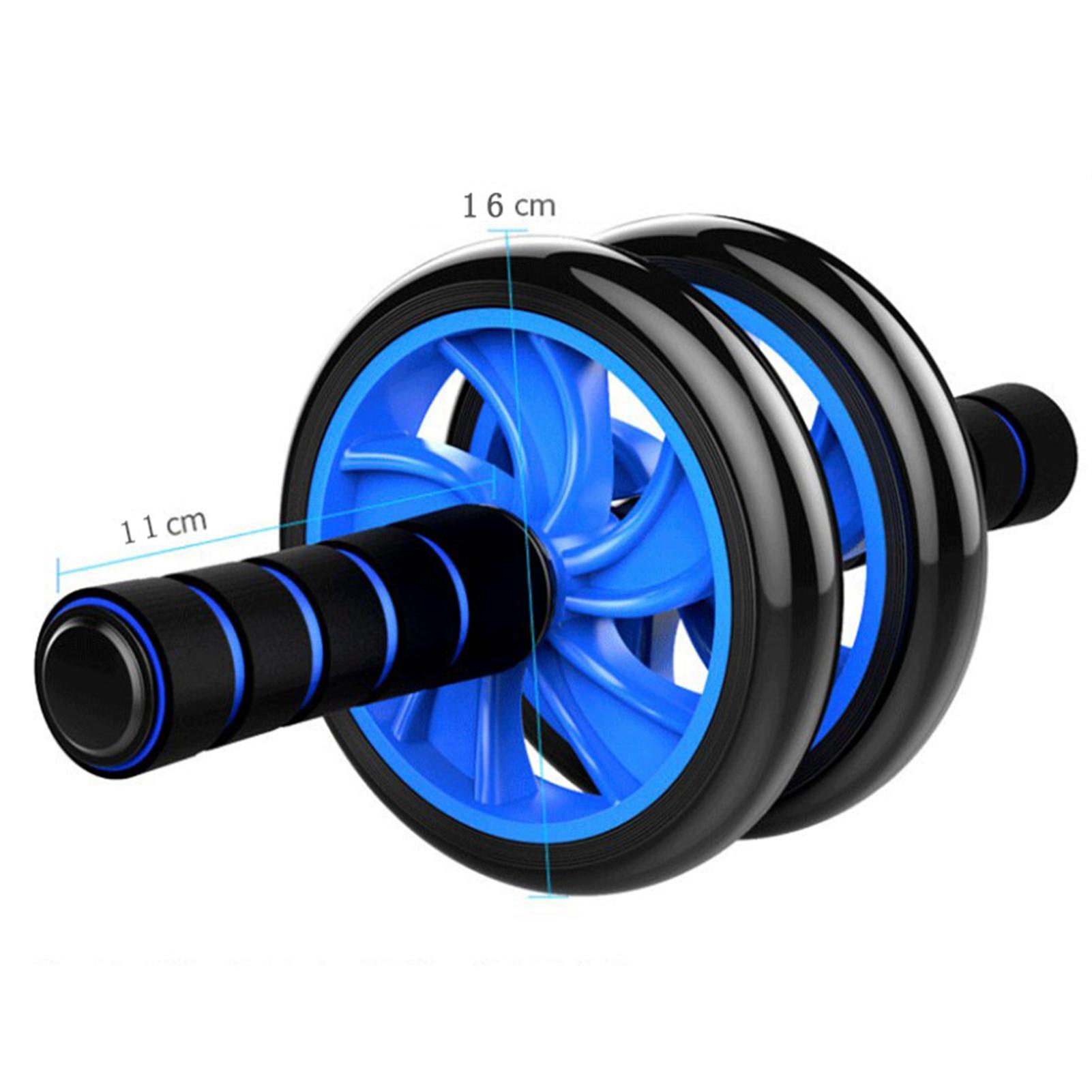 

Бесшумное колесо для пресса, оборудование для тренировки мышц живота и кора, 16 дюймов, синее