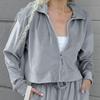Elegant Velvet Long Pants Sets Women Laple Zipper Long Sleeve Coat Lace Up Wide Leg Pant Female Sets Autumn Lady Outfits