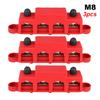 Caravan RV Power Distribution Block 4 Ways 48V 250A DC Bus Bar Electro Junction For Boat Truck Car Accessories M8 M10 Studs