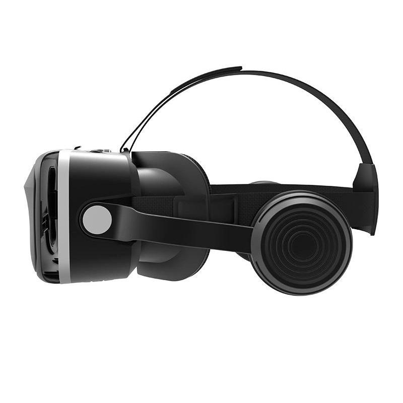 Очки VR виртуальной реальности для смартфонов 4.5-7.2 дюймов Shinecon SC-G04DEA с наушниками Черный