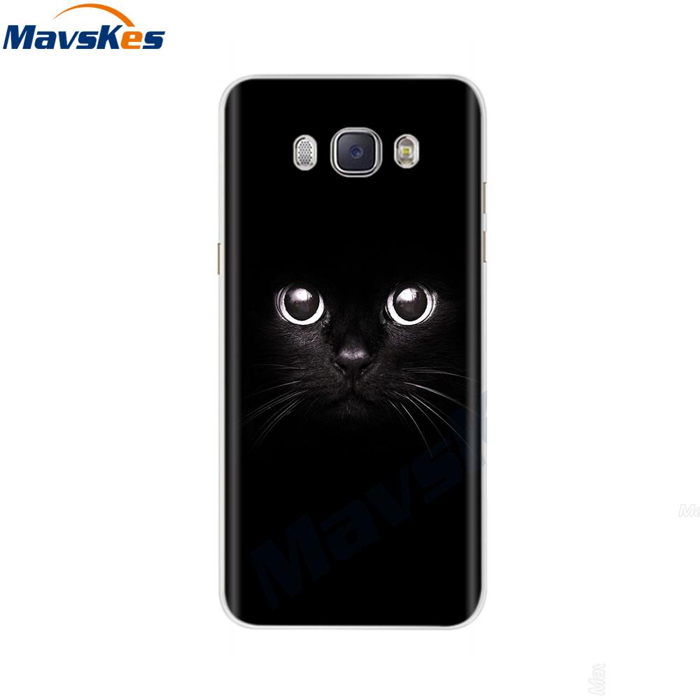 For Samsung J7 2016 Case Print Flower Soft Silicone Back Cover For Samsung J7 2016 TPU Phone Case For Samsung Galaxy J7 2016