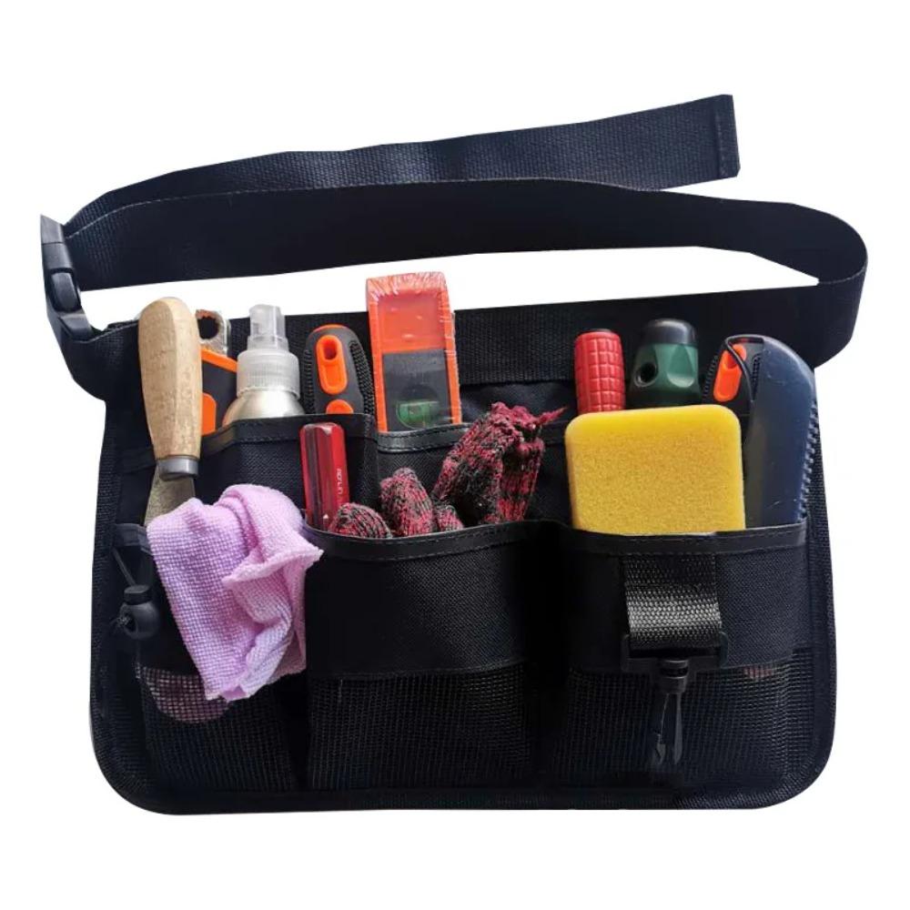 Waterproof Multi-Pocket Tool Waist Bag – Modular Oxford Utility Belt for Carpenters, Gardeners & DIY