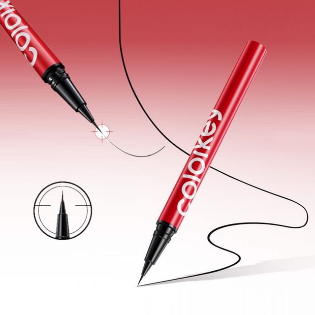 COLORKEY - Skinny Liquid Eyeliner - 2 Colors #N01 Black - 0.55ml