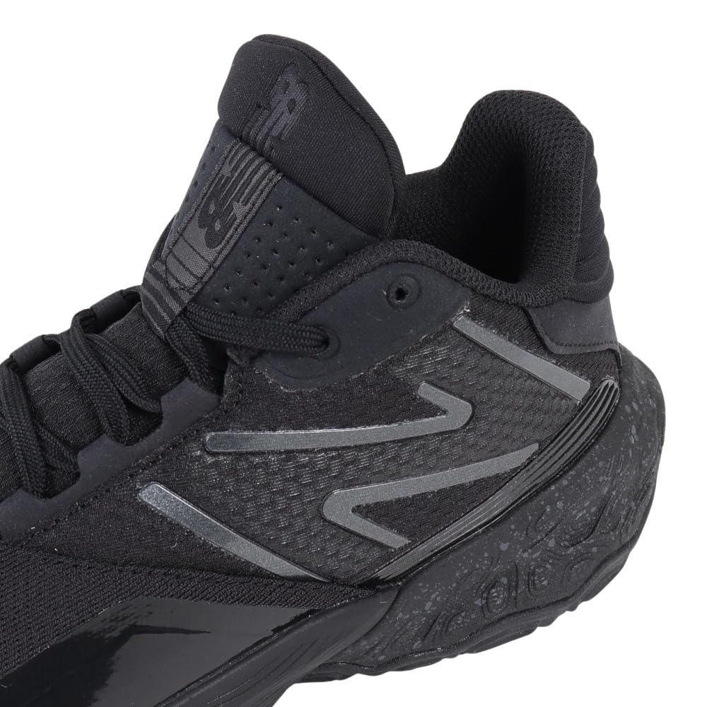New Balance Basketball Shoes BB2WYBK4 2E Two Wxy v4 Two Way Wide Lightweight Mid Cut Black (Black/25.0/Men's)