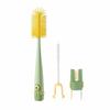 Home Kitchen Gadget 5 in 1 Silicone Cup Brush with Long Handle, Multifunctional Deep Bottle Cleaning Brush, Non-slip Reusable Cleaner for Baby Bottles