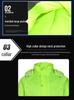 Reflective Oxford Cloth Raincoat Set for Traffic and Sanitation Workers