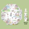Fully automatic cartoon umbrella for women, cute for both sun and rain, sun and rain sun umbrella, custom logo