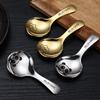 2/3Pcs Mini Cute Short Handle Soup Spoons 304 Stainless Steel Children Fork Spoon Reusable Cake Dessert Spoon Dishwasher Safe