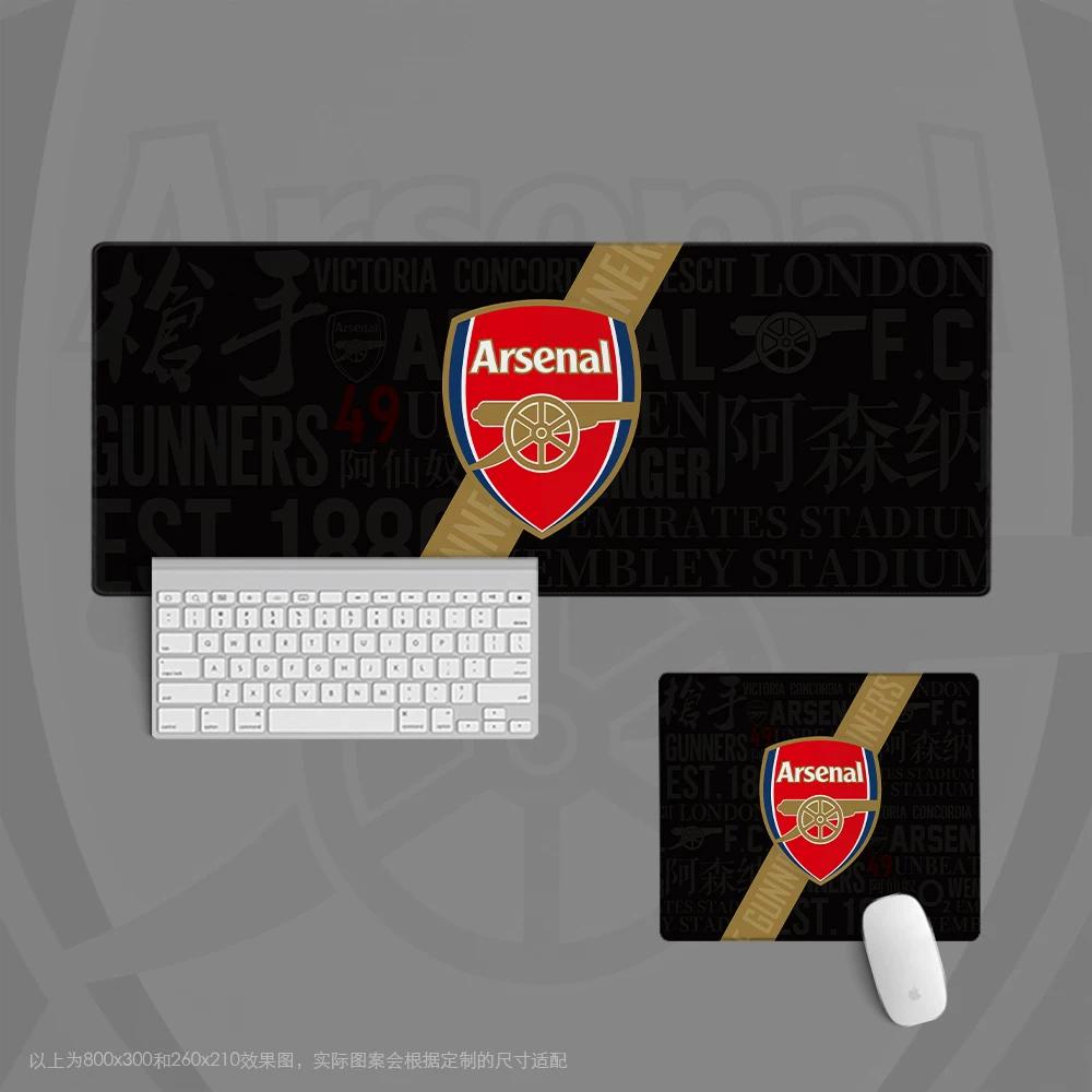 High quality leather non-slip mouse pad oversized office keyboard pad book table mat football fan supplies gift premier league arsenal gunner henry