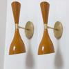 Set Of 2 Wall Sconce Mid Century 1950's Italian Stilnova Lamps Fixture Adjustable Wall Lamp Light Sconce for Home Décor