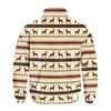 Herren Casual Sweatshirt mit Stehkragen und Weihnachtsdruck für die Feiertage