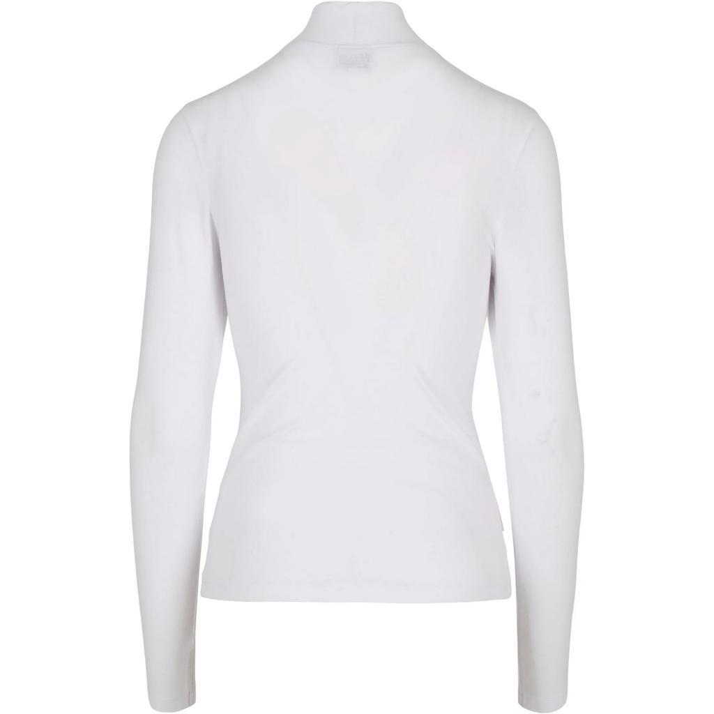 Urban Classics Womens/Ladies Cut Out Turtle Neck Long-Sleeved Top
