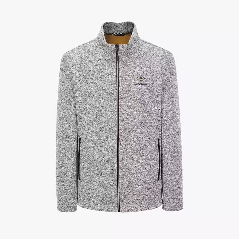 

Мужской осенний вязаный кардиган-жакет с узором и воротником-стойкой Goldberg 175/92A