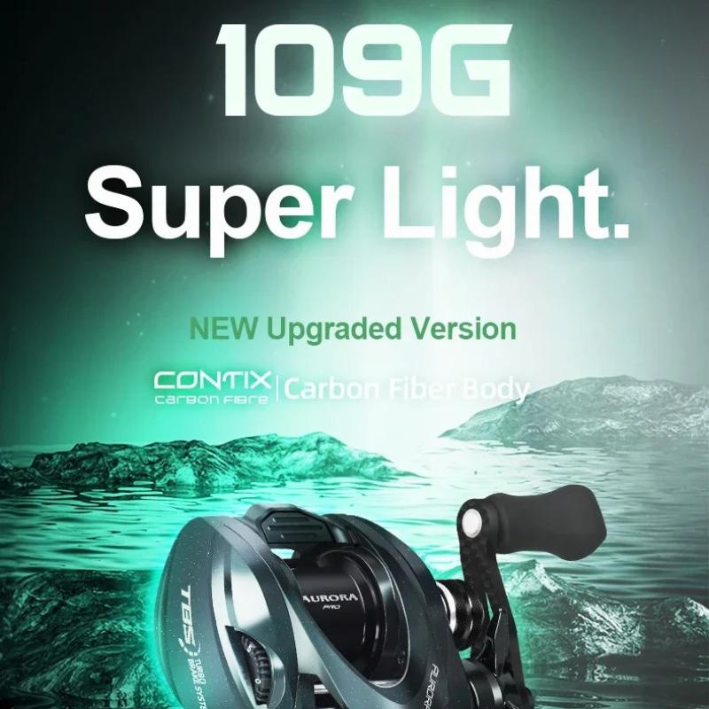Ultralight Casting Reel with Ceramic Bearing 109G 3D Suspension Magnetic Brake 8.1:1 Ratio Spinning Reel 4KG Drag Power Baitcasting Fishing Reel