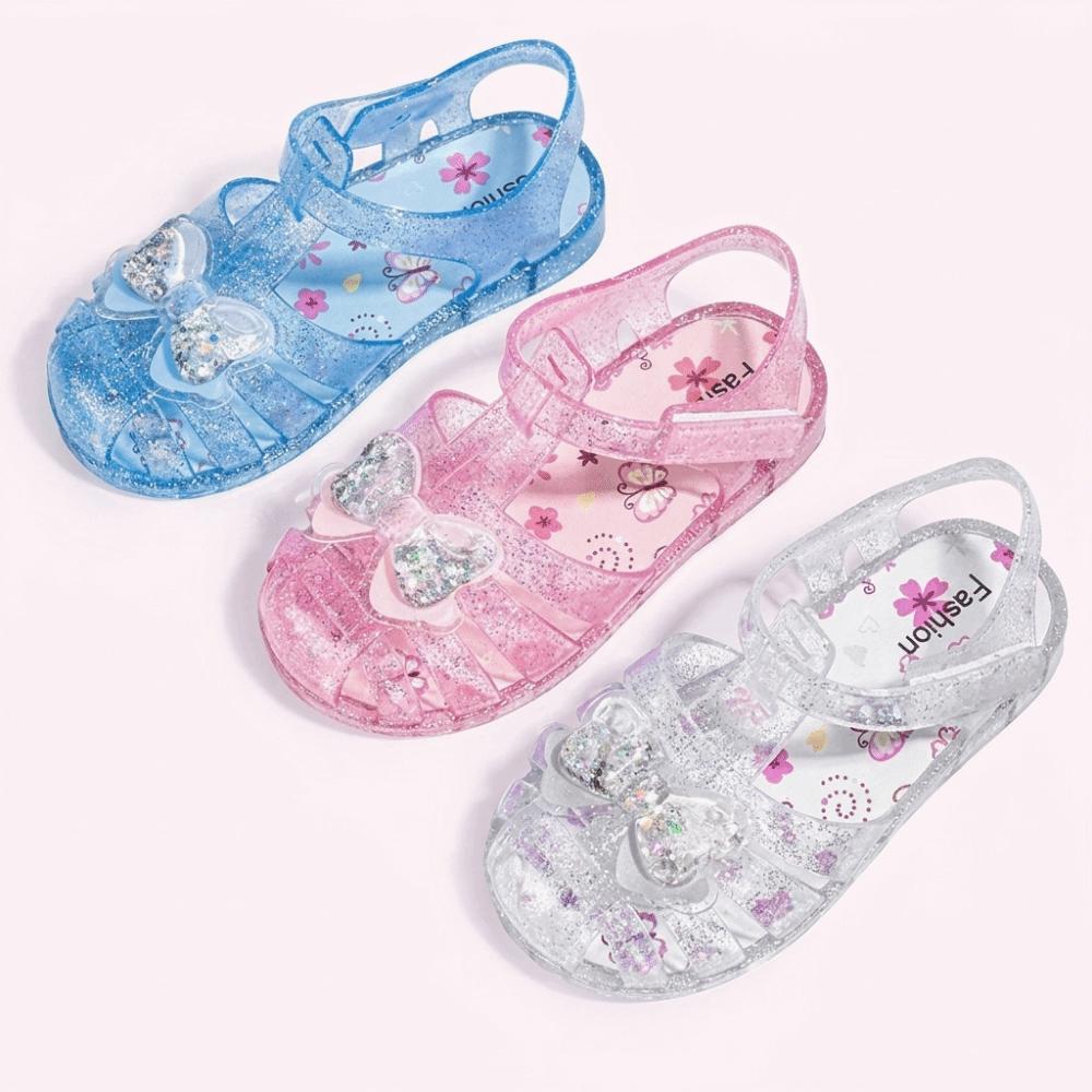 1 Pair Lightweight Girls Sandals Breathable Girls Summer Sandals Glitter Party Outfits