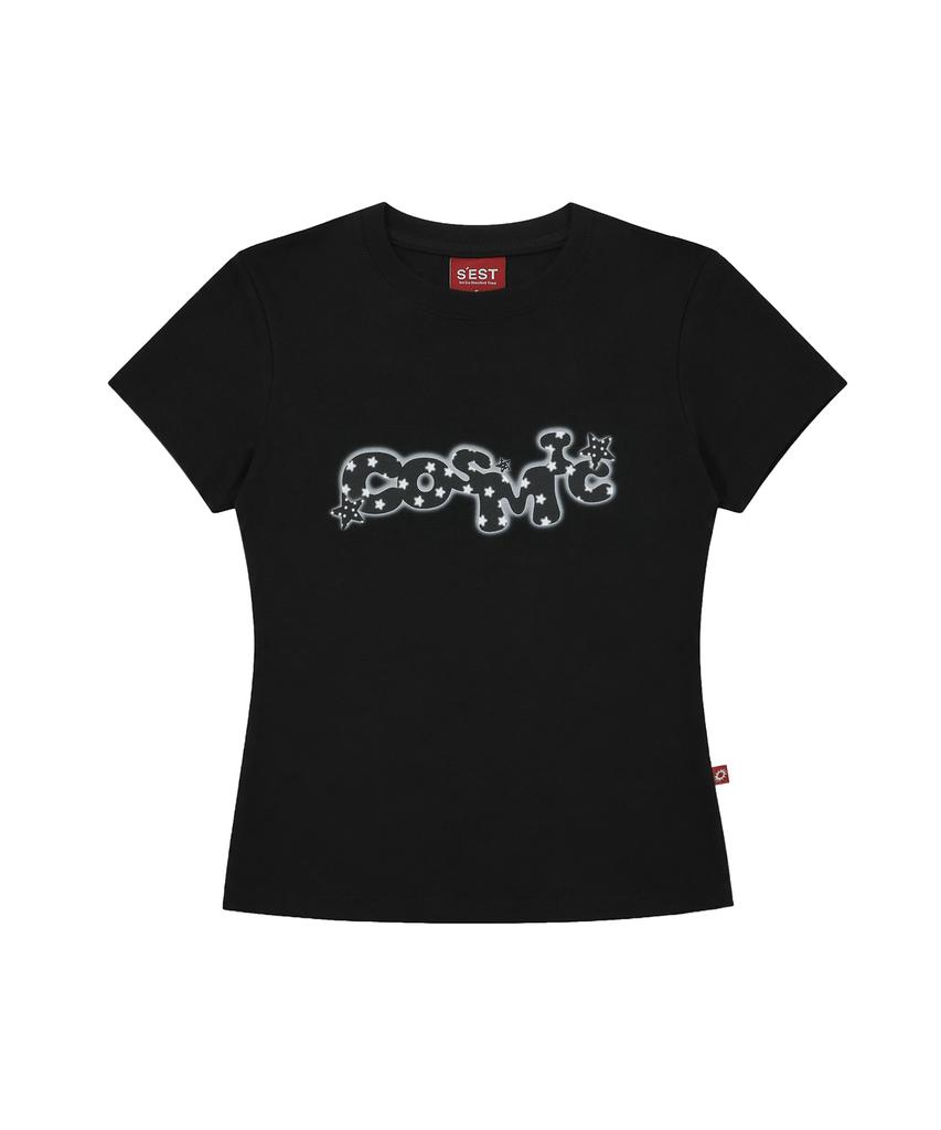 S'EST Milky Way Slim Fit T-Shirts Black