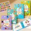 Bubble Sticker Magic Water Drawing Book Kids' Montessori Reusable Coloring Book Sensory Early Educational Learning Painting Toys