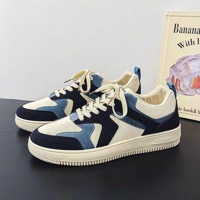Men's canvas shoes Korean version trendy versatile board shoes men's low-top casual men's shoes student shoes men's cloth shoes men's shoes