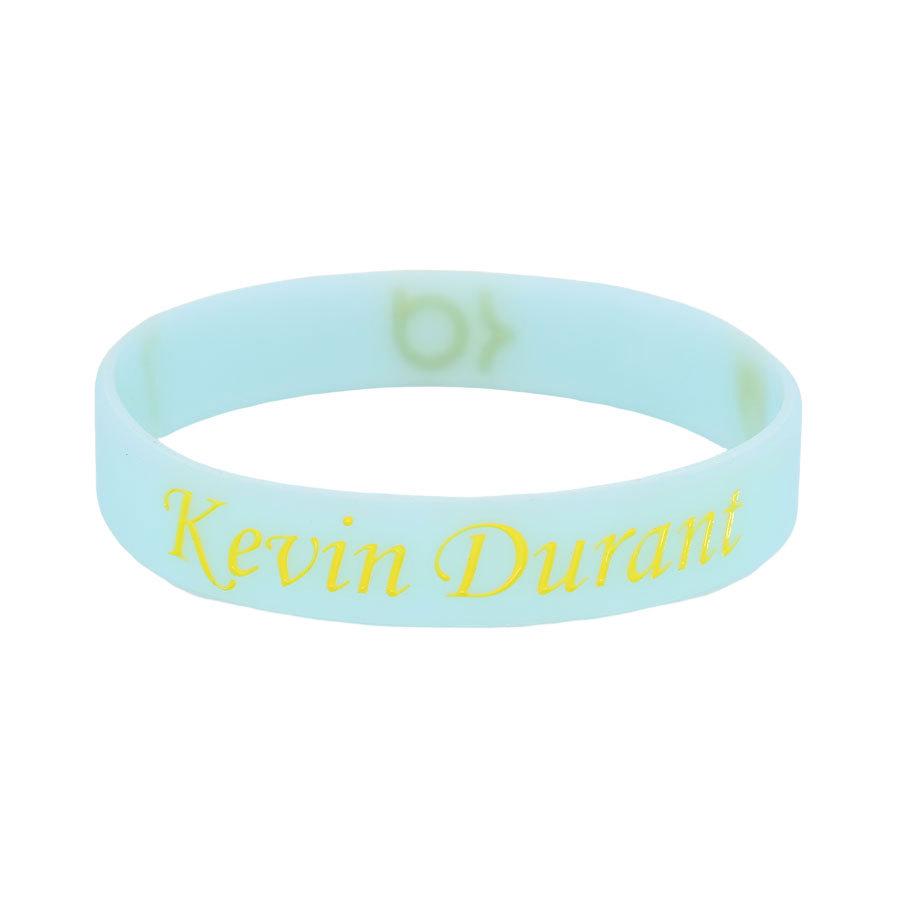 Douyin Popular NBA Star Signature Luminous Silicone Sports Bracelet/Wristband