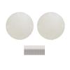 2pcs Round Firing Trays with 20pcs Pins for Dental Lab Dental Technician Supplies (Metal Pin)