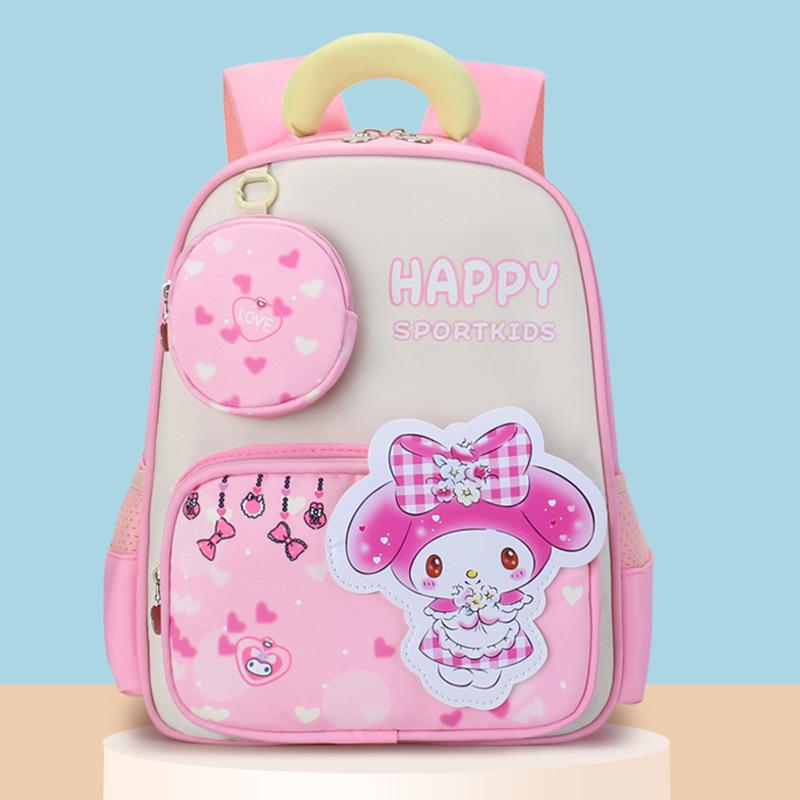 Kids' Cartoon Schoolbag: Lightweight, Double Shoulder Backpack with Spine Protection for 3-6 Year Olds