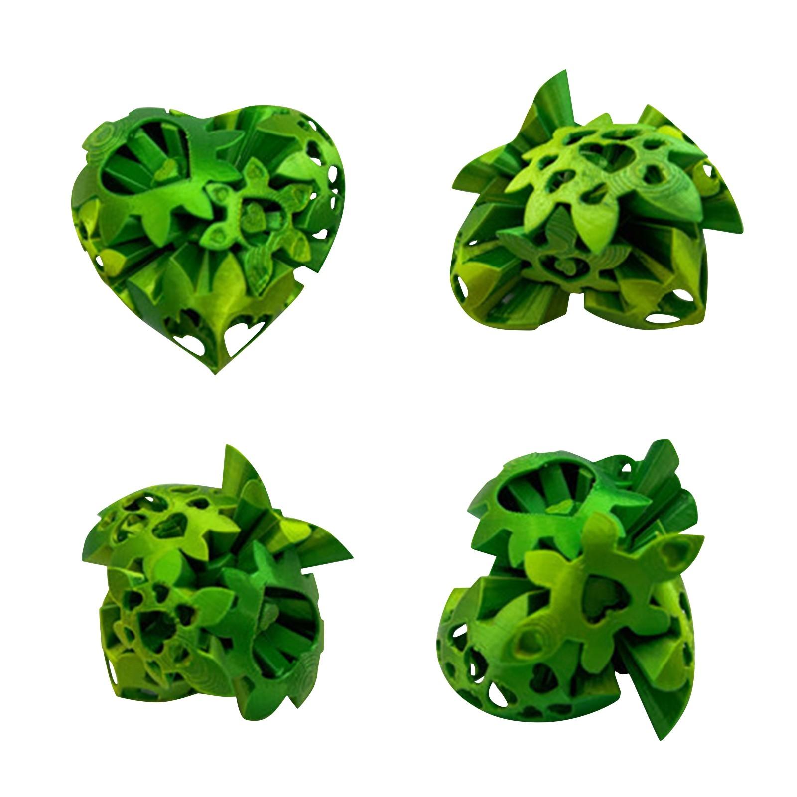 

3D-печатная полая любовь 3D-печатная игрушка любовь для взрослых и детей Таинственная игрушка любовь One Size