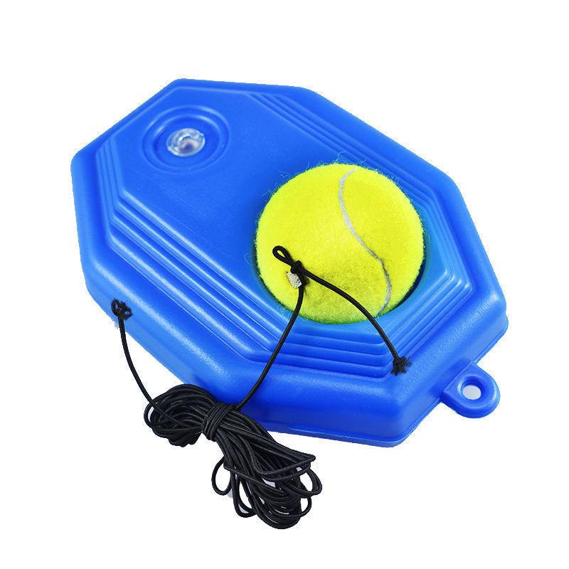 Solo Tennis Trainer: Rebound-Base mit Seil und Ball