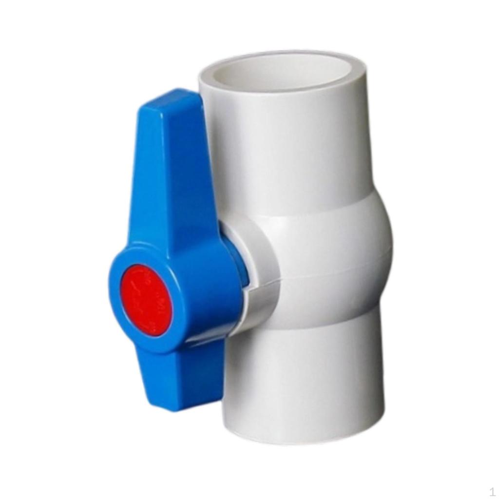 PVC Ball Valve Featuring T Handle, Suitable for Various Water Projects