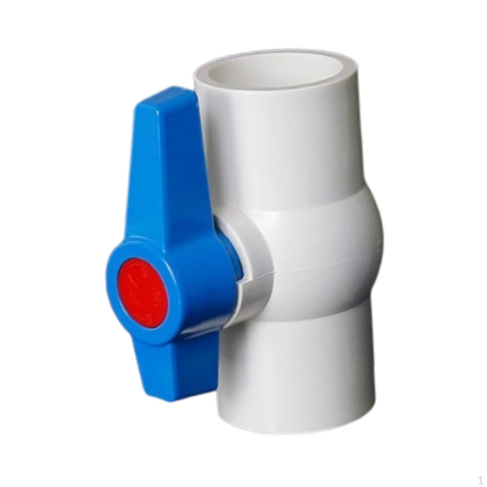 

PVC Ball Valve Featuring T Handle, Suitable for Various Water Projects 50mm White