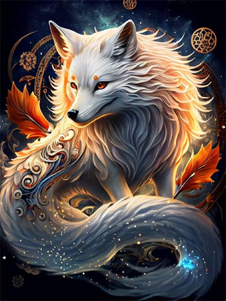 5D Diamond Painting New Arrivals Fox Mosaic Embroidery Animal Fantasy Full Square Round Home Decor