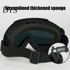 Maschera Integrale Rimovibile con Occhiali Staccabili, Antiappannamento Protezione UV Antivento Scudo Antivento, Occhiali per Saldatura, Guida in Moto, Ciclismo