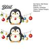 Creative Gift for Kids Christmas Cute Penguin Wall Sticker Merry Cartoon Animal Art Decal Decals Removable Peel And Stick Murals Room Bedroom,
