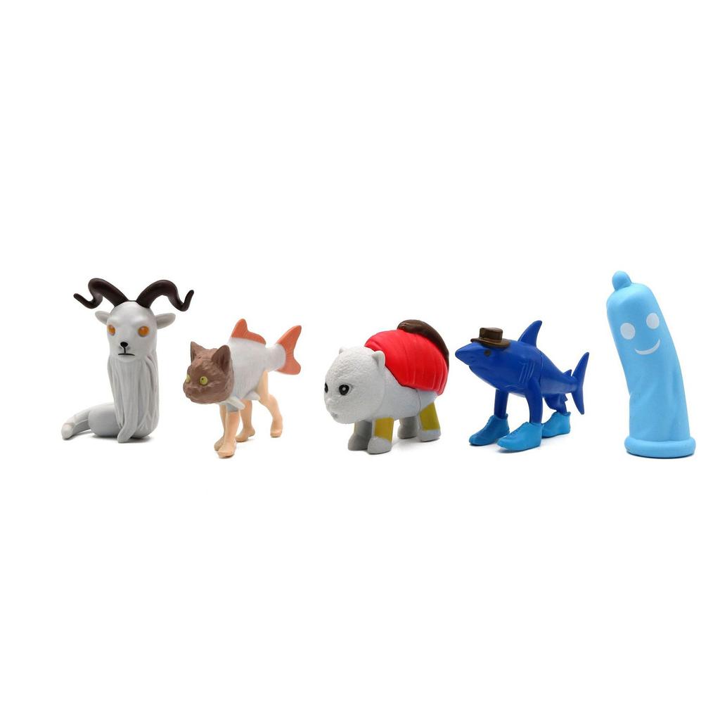 Small Dolls Kit Ornaments Model Doll PVC Decoration Children's Toy Gift