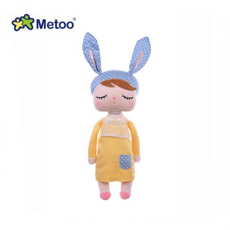Adorable Metoo Angela Plush Doll With Cartoon Rabbit Ears For Girls' Home Decor