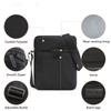 Men's Bags Light Canvas Shoulder Bag for 7.9' Ipad Casual Crossbody Bags Waterproof Business Shoulder Bag for Men 0.13kg
