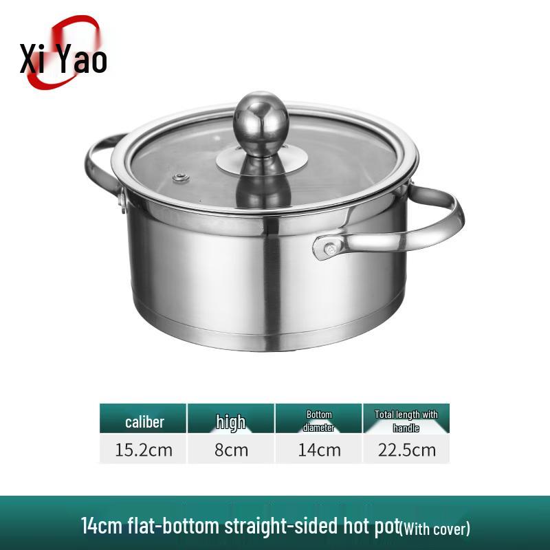 Thick Stainless Steel Single-Serve Hot Pot