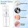 AEE4-3Pcs Glitter Duster Sprayer, 35Ml Transparent Glitter Duster Sprayer Bottle, Dry Powder Spray-Bottle Empty