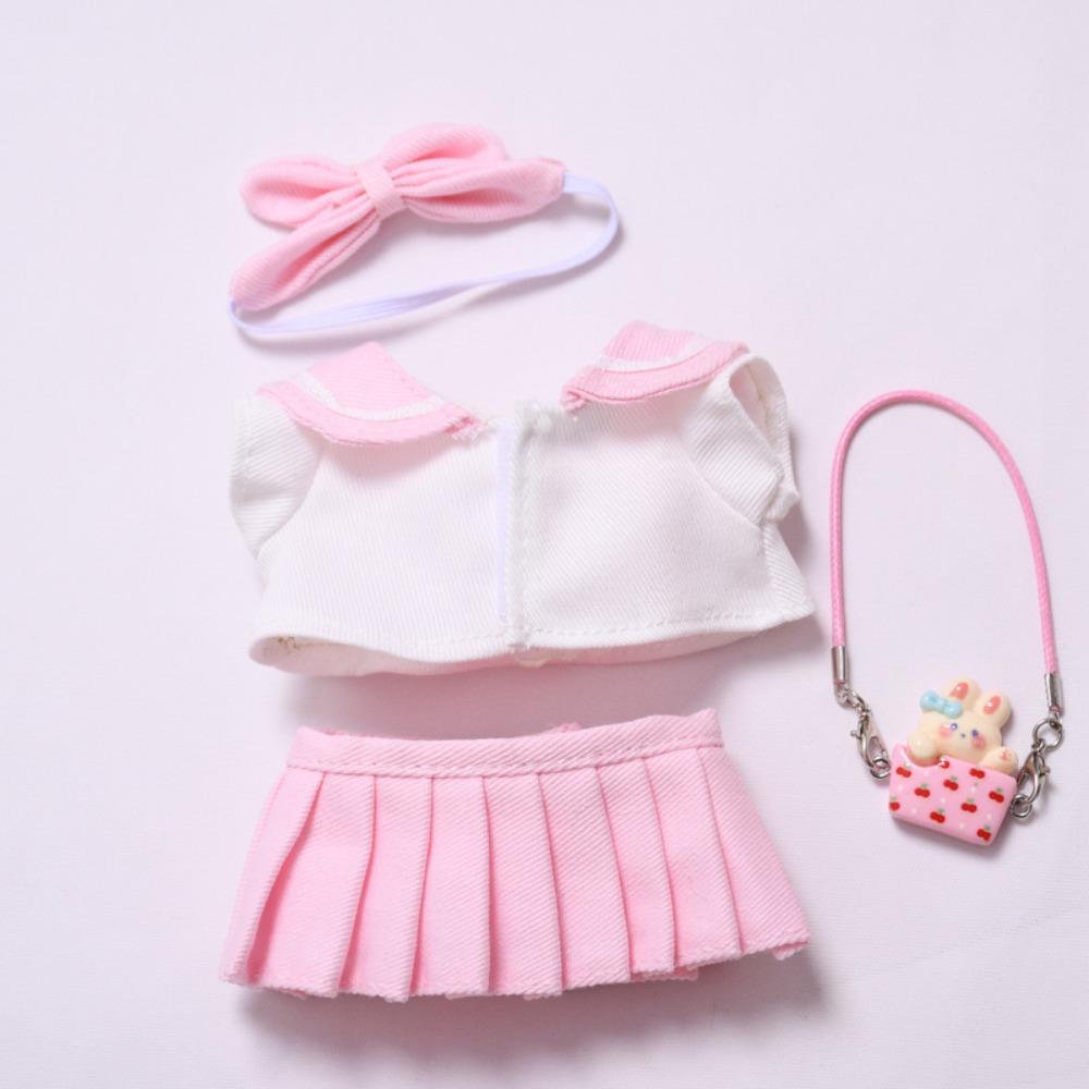 

Матроський костюм Сидячий Лабубу Час Тканина JK 17см Плюшеві Ляльки Одяг Дитячі Іграшки для Дівчаток Style 6