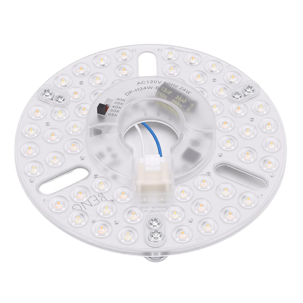 5.3 Inch LED Retrofit Light Panel 24W Aluminum Dimmable 5CCT Magnetic LED Ceiling Fan Light Board for Replacement