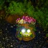 Europäischer Stil Leuchtender Frosch Sukkulenten Blumentopf Solarlampe Ornament Gartendekoration Topfpflanzen Mikro-Handwerk